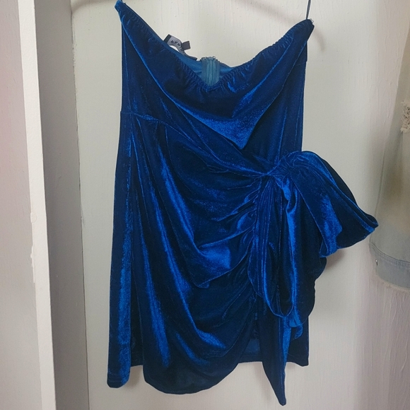 Navy Blue Mini Dress - Picture 1 of 6